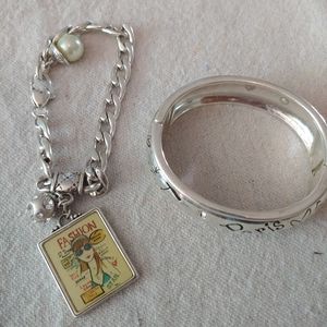 Vintage Brighton Paris Line bracelets x2